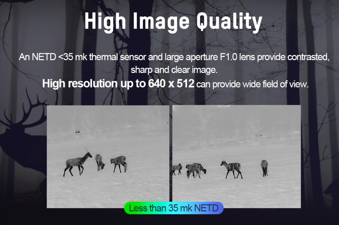 HIKMICRO OWL OH35 Monocolo THERMAL Dig.Zoom 2.3/18.4x 16G Wifi 1024×780 Oled Lens 35mm (A)